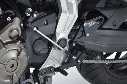 Rear Sets BLK MT-07 -17/18-20 Black Anodized Finish 1 pc.