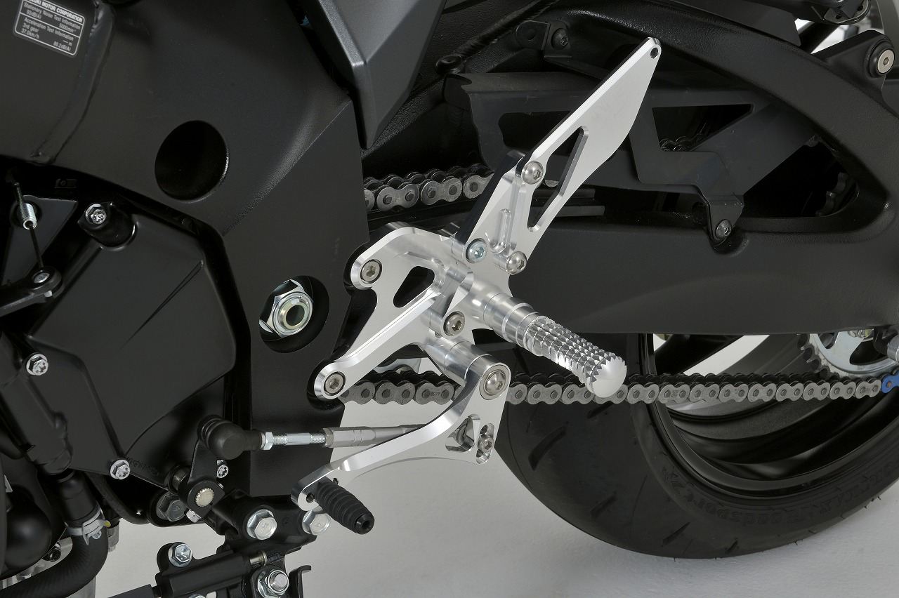 バックステップ 4ポジション シルバー GSX-S1000F シルバー 1個
