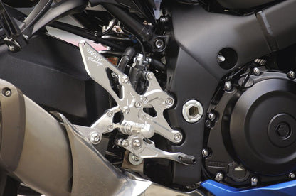 バックステップ 4ポジション シルバー GSX-S1000F シルバー 1個