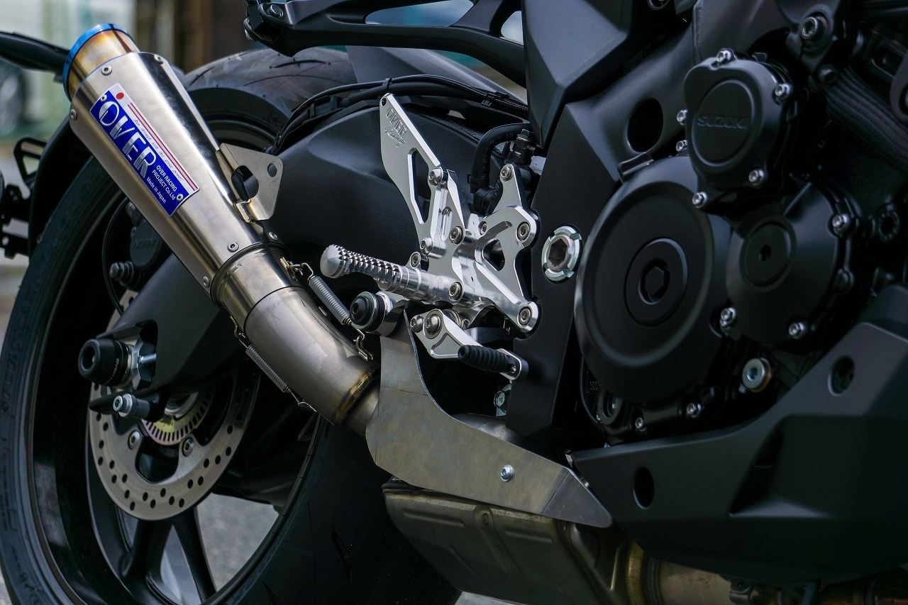 バックステップ 4ポジション シルバー GSX-S1000F シルバー 1個