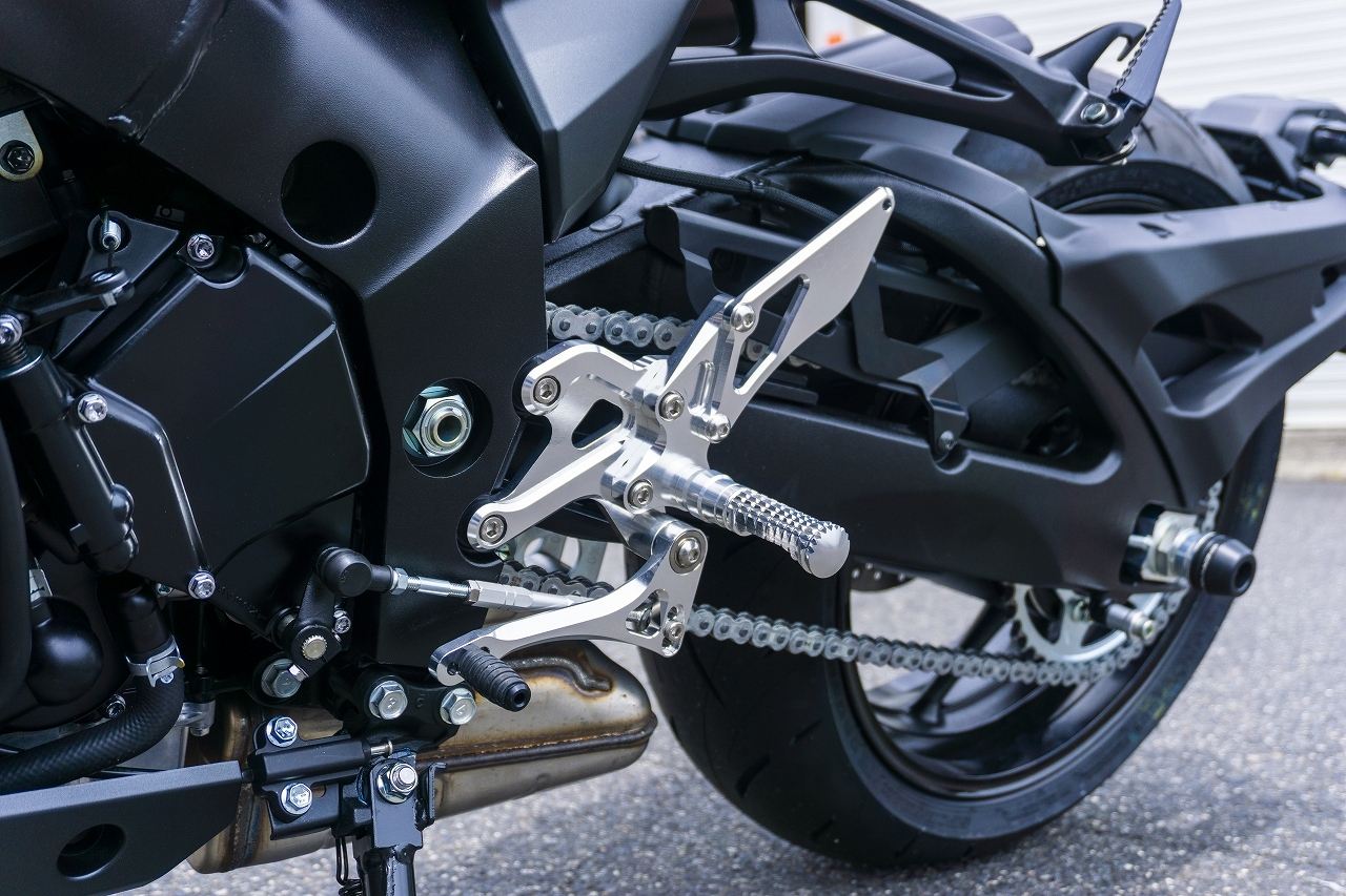 バックステップ 4ポジション シルバー GSX-S1000F シルバー 1個