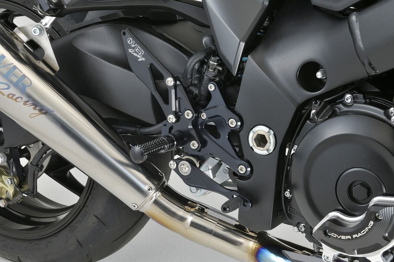 バックステップ 4ポジション ブラック GSX-S1000F ブラック 1個