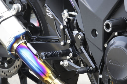 バックステップ 4P BLK GSX250R ブラックアルマイト仕上げ 1個