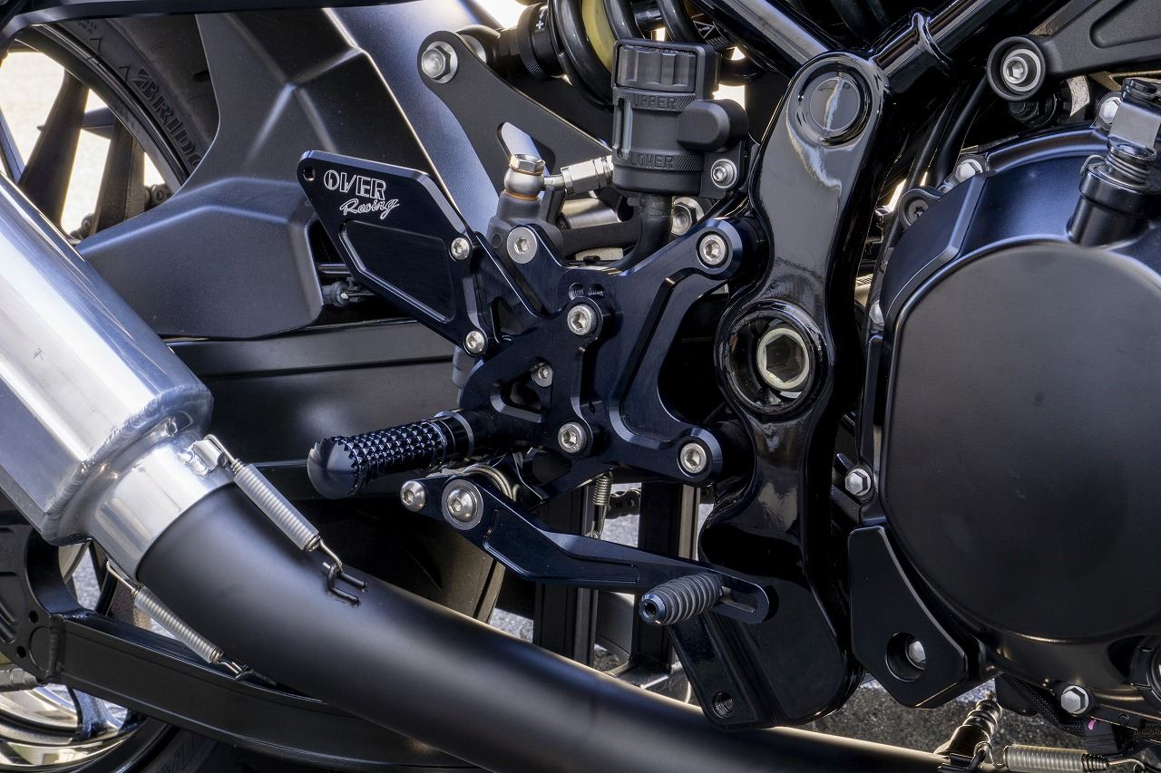 Rear Sets 4P BLK Z900RS Black Anodized Finish 1 pc.