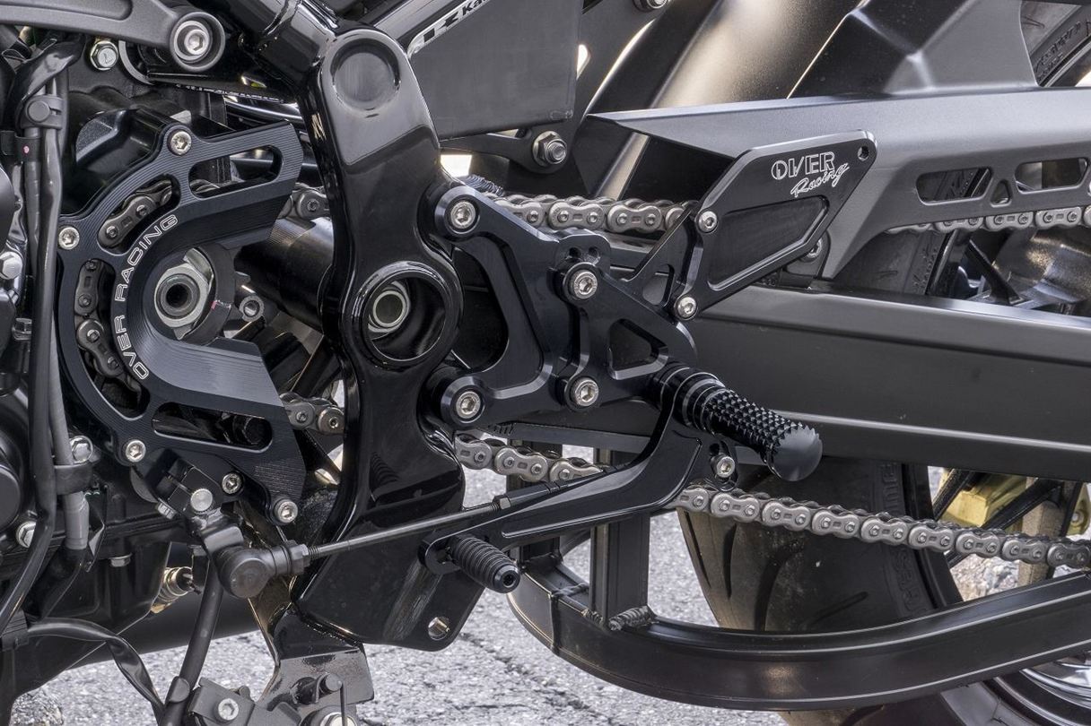 Rear Sets 4P BLK Z900RS Black Anodized Finish 1 pc.
