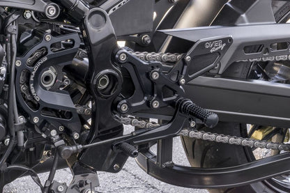 Rear Sets 4P BLK Z900RS Black Anodized Finish 1 pc.