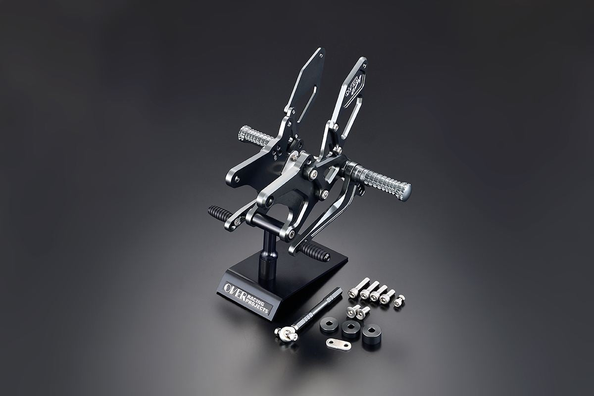 バックステップTYPE-2 4POS ガンメタ Z900RS/ABS 18-25 シルバー 1個