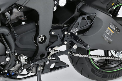 Rear Sets 4P BLK ZX-6R 24- Black 1 pc.