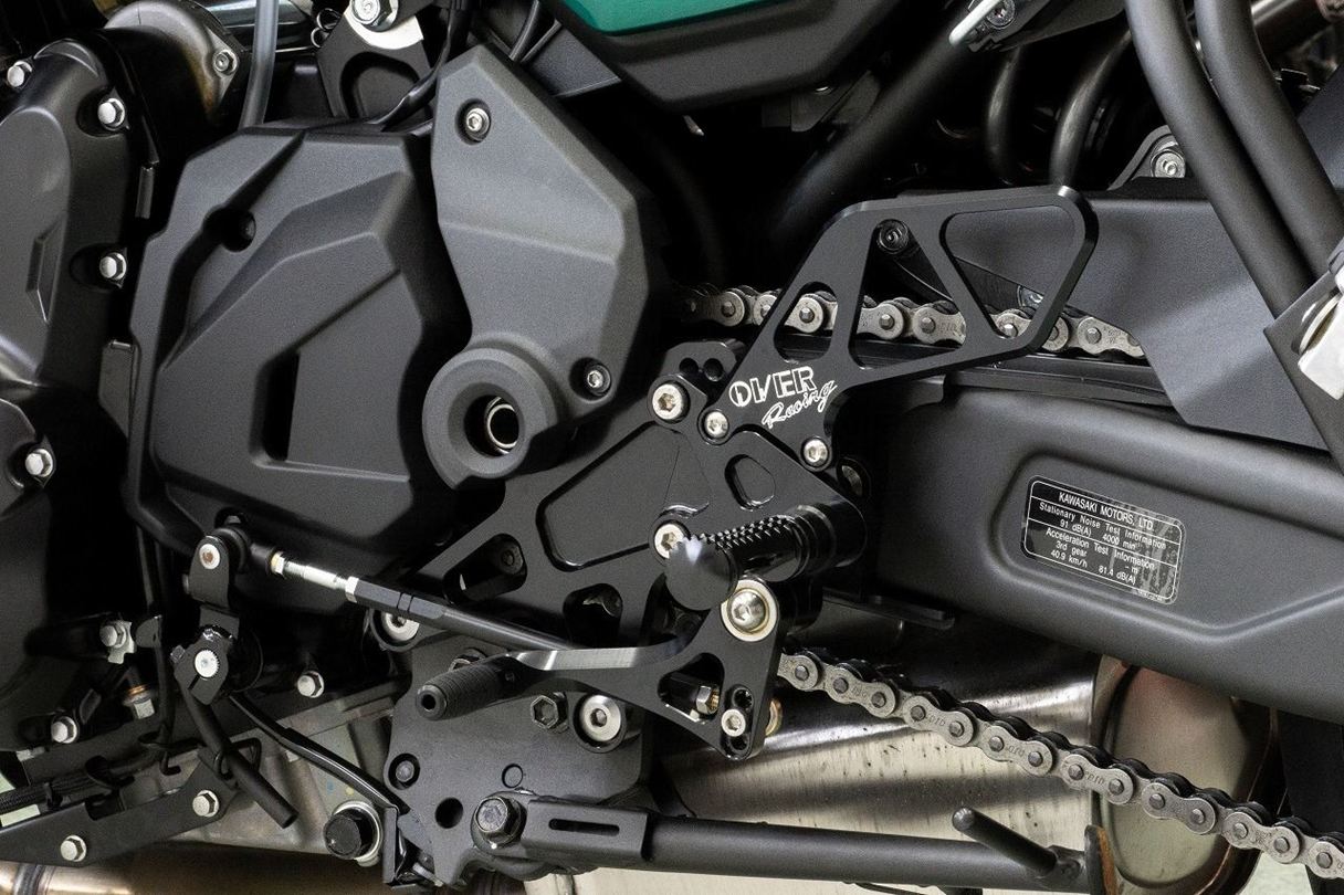 Rear Sets 4P BLK Z650RS 22-23 Black 1 pc.