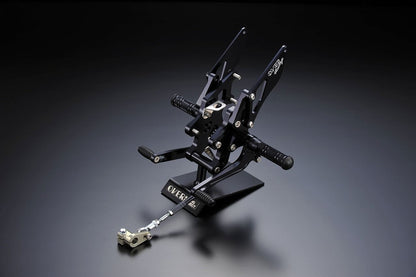 バックステップ 4POS/BLK ZX-14R ブラックアルマイト仕上げ 1個