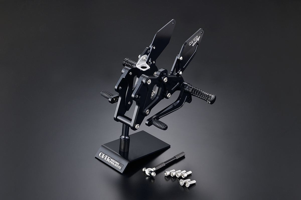 Racing Rear Sets 4-Position Black ZX-25R/ZX-4RR Black 1 pc.