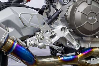 Rear Sets 4 Positions Silver RS660 21- Silver 1 pc.