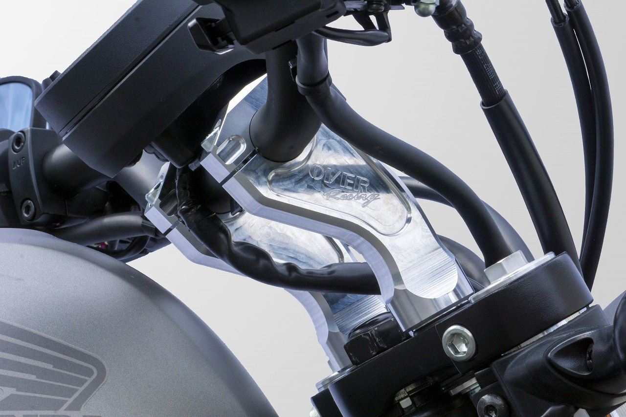 Handlebar Risers SLV Rebel250 -22/23-/500 Silver 1 pc.