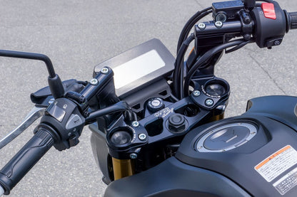 スポーツライディングハンドルキット BLK GROM 21- ブラックアルマイト仕上げ 1セット