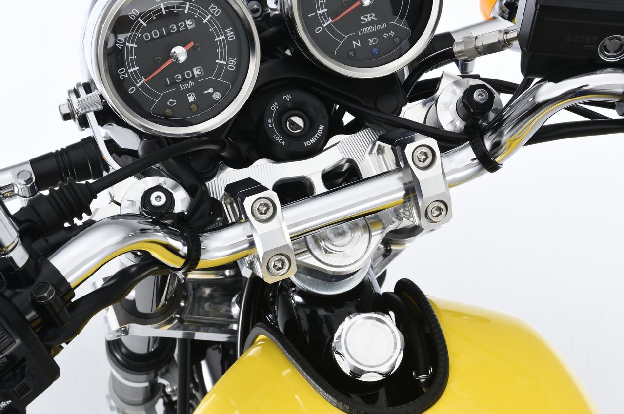ステムキット SIL SR400 (FI) シルバーアルマイト 1セット