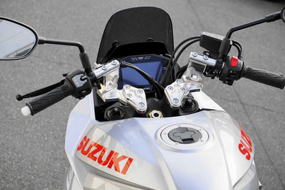 スポーツライディングハンドルキット SLV KATANA 19- シルバーアルマイト仕上げ 1個