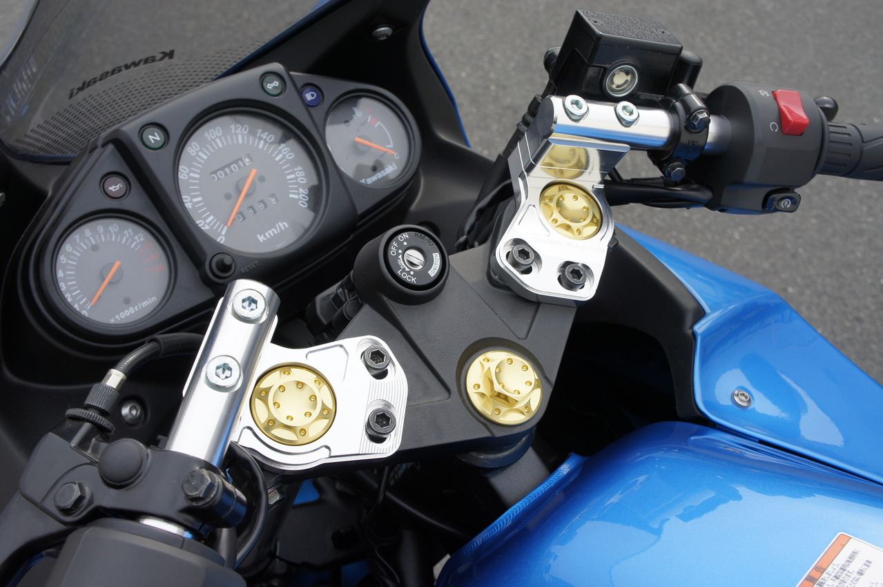 スポーツライディングハンドルキットNinja250R 250 シルバー 1セット