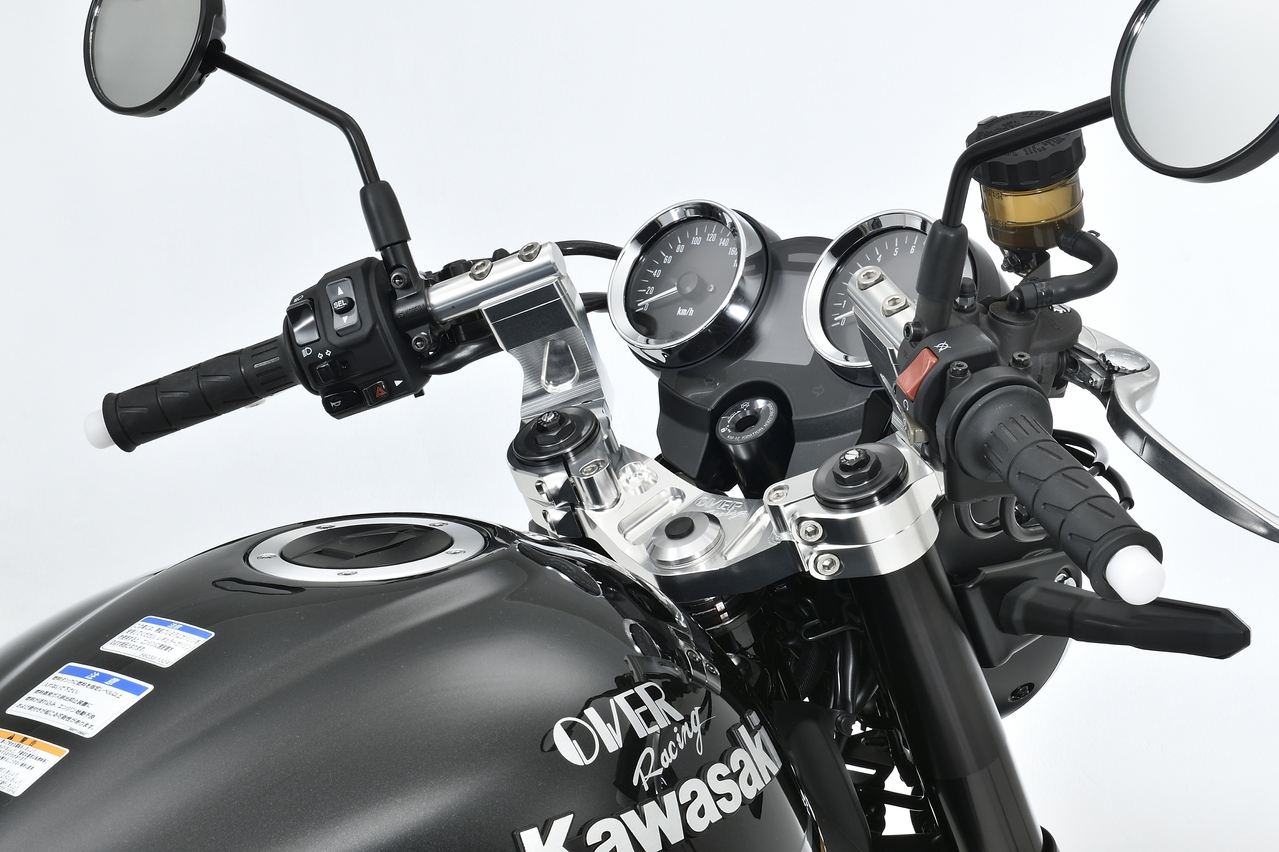 Sports Riding Handlebar Kit BLK Z900RS Black Anodized Finish 1 Set