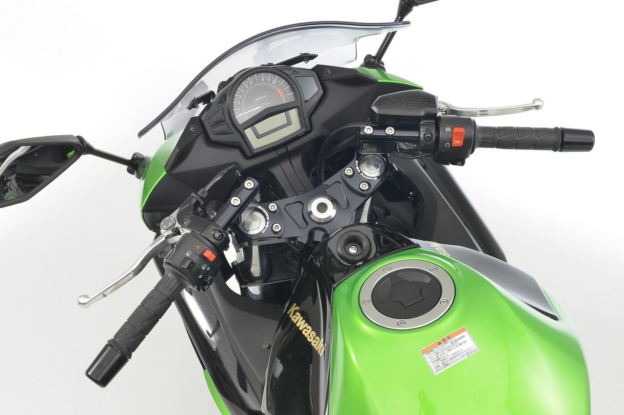 スポーツライディングハンドルキット BLK Ninja400 14-17 ブラックアルマイト仕上げ 1セット
