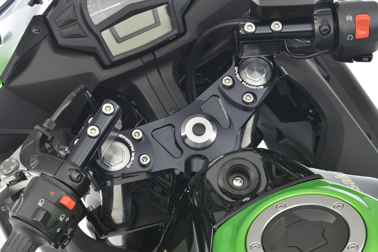 スポーツライディングハンドルキット BLK Ninja400 14-17 ブラックアルマイト仕上げ 1セット