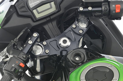 スポーツライディングハンドルキット BLK Ninja400 14-17 ブラックアルマイト仕上げ 1セット