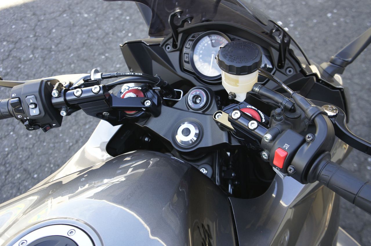 スポーツライディングハンドルキット BLK Ninja1000 11-17 ブラックアルマイト仕上げ 1セット