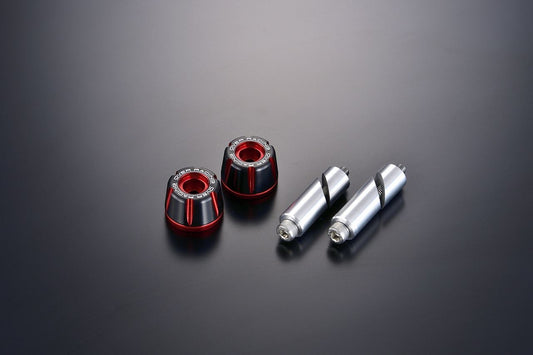バーエンド Type2 BLK/RED ブラック/レッド 1セット
