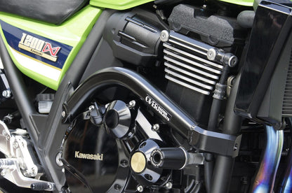 サブフレームキット BLK ZRX1200 DAEG ブラックガンコート（塗装） 左右セット