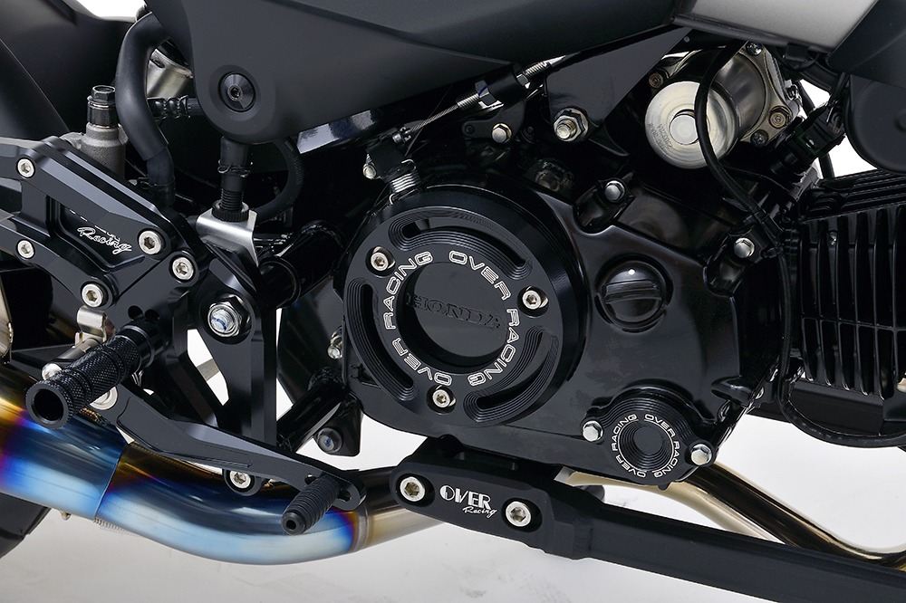 Clutch Outer Cover BLK Monkey 125 21/GROM 21- Black 1 pc.