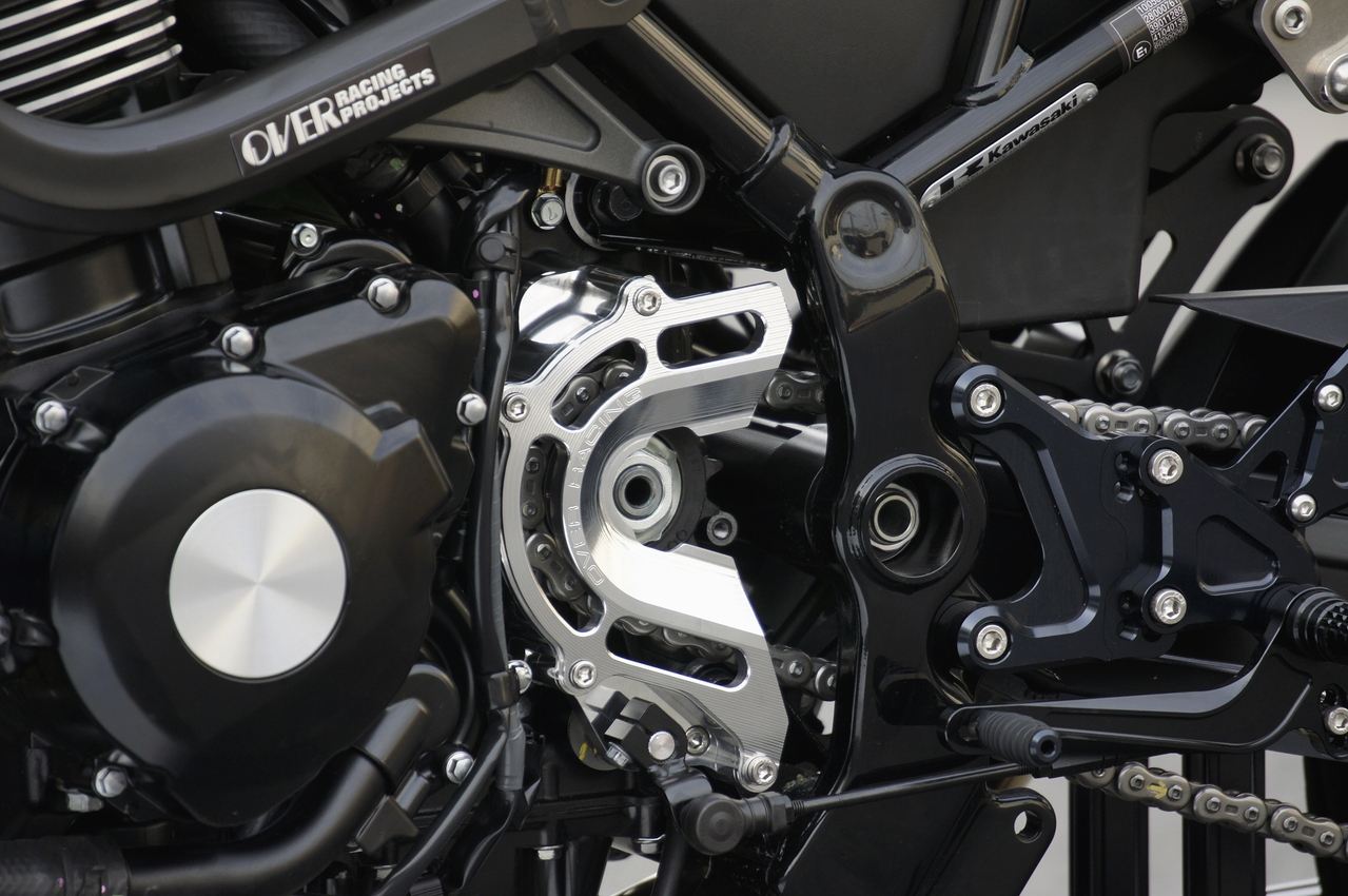 Sprocket Cover BLK Z900RS Black Anodized Finish 1 pc.