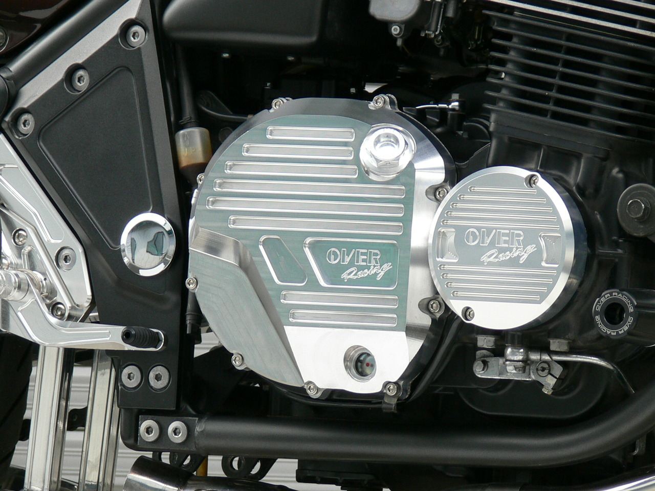 クラッチカバー ZEPHYR1100 シルバーアルマイト仕上げ 1個
