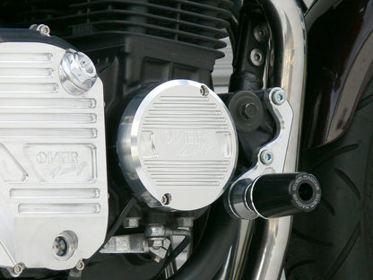 パルサーカバー シルバー ZEPHYR1100 シルバーアルマイト仕上げ 1個