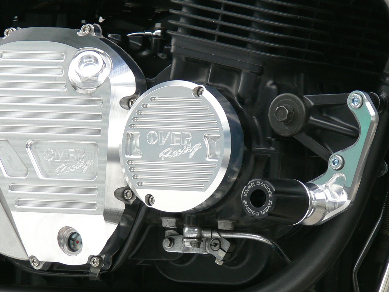 パルサーカバー シルバー ZEPHYR1100 シルバーアルマイト仕上げ 1個