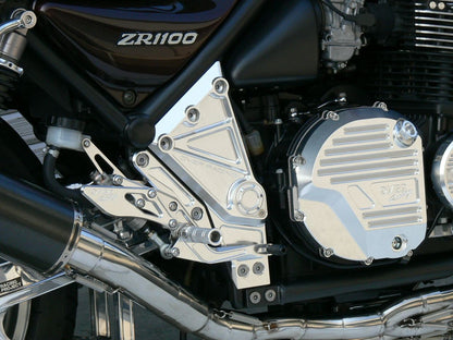Pivot Plate Cover ZEPHYR1100 Silver Anodized Left and Right Set