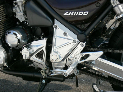 Pivot Plate Cover ZEPHYR1100 Silver Anodized Left and Right Set