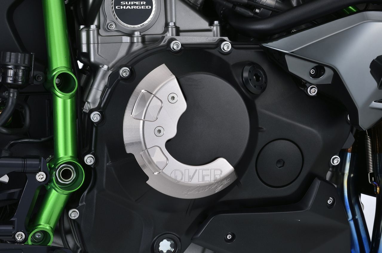 クラッチカバー(R) Ninja H2 15/H2 SX SE 22- チタンカラーアルマイト仕上げ 1個