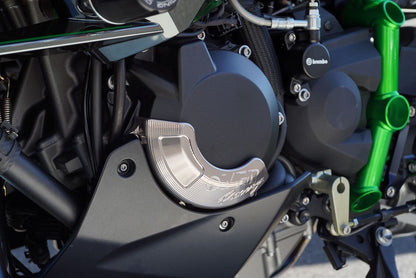 Generator Cover (L) Ninja H2 Titanium Color Anodized Finish 1 pc.