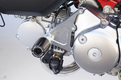 エンジンスライダー SIL MONKEY125 シルバー 左右セット