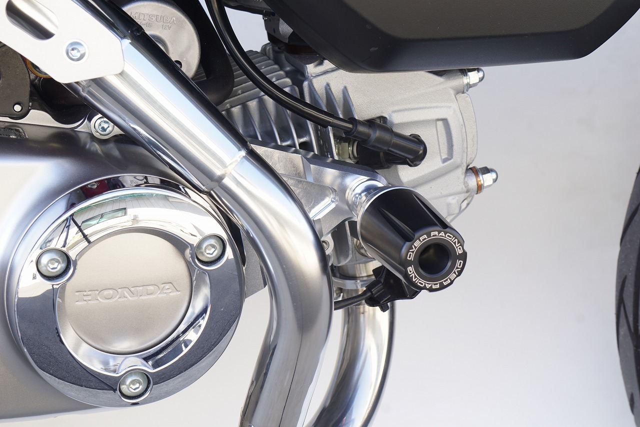 エンジンスライダー SIL MONKEY125 シルバー 左右セット