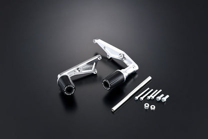 エンジンスライダー SLV MONKEY125 シルバーアルマイト仕上げ 左右セット