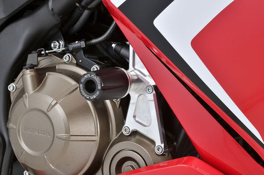 Engine sliders, black, for CBR400R, left and right set