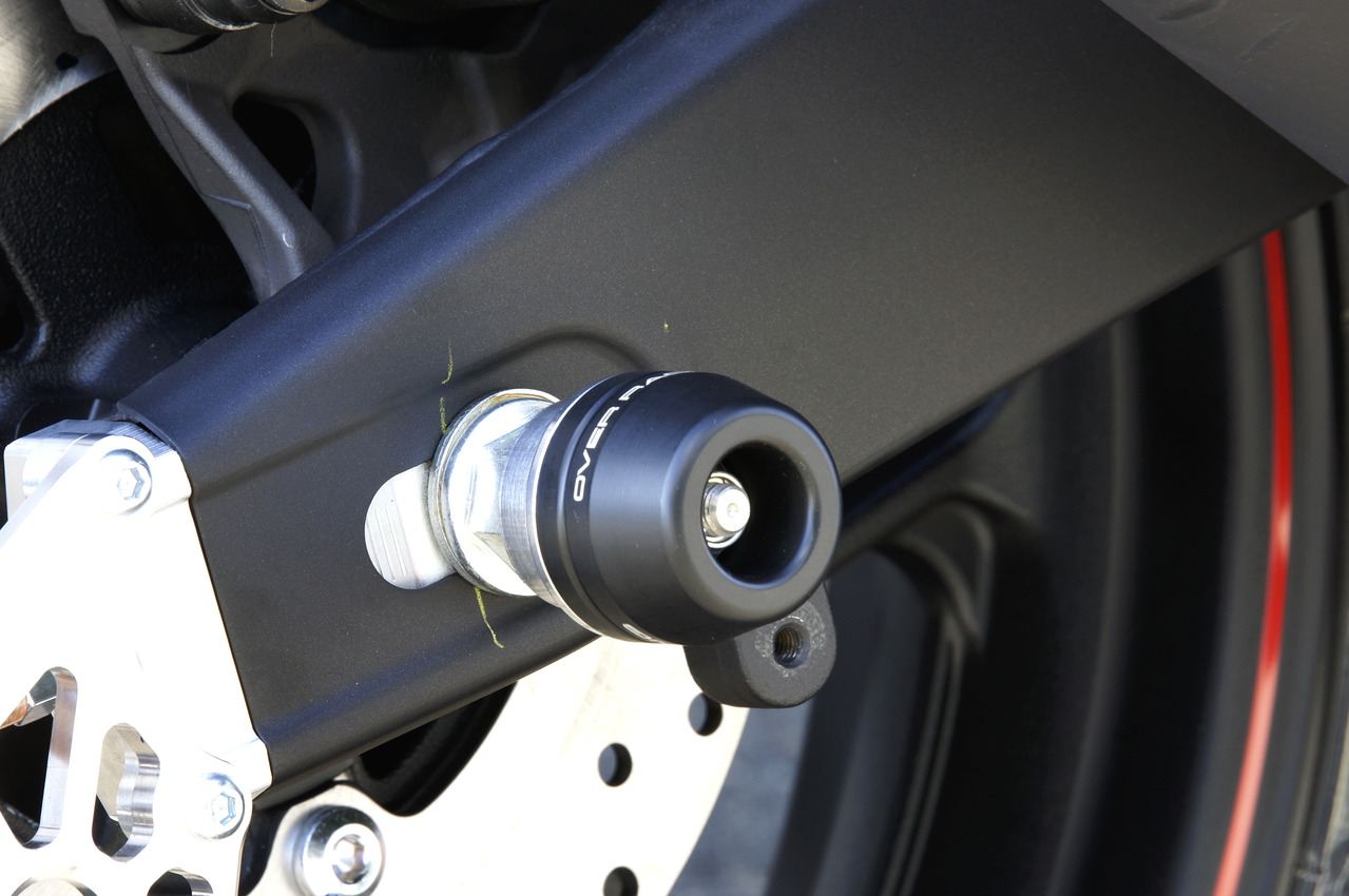 リアアクスルスライダー YZF-R25/MT-25 ブラック/シルバー 1個
