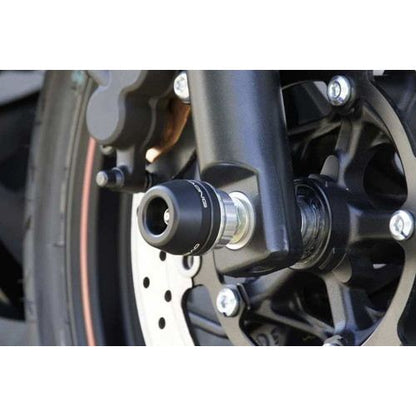 F/Rアクスルスライダーセット YZF-R25 ジュラコン:ブラック 左右セット