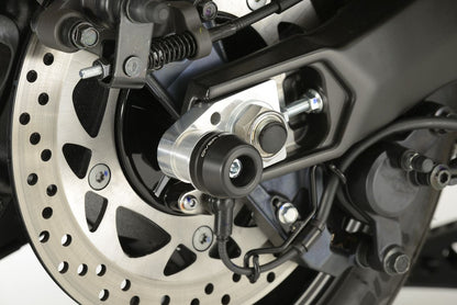リアアクスルスライダー YZF-R1 15-/T-MAX530 12- ブラック/シルバー 1個