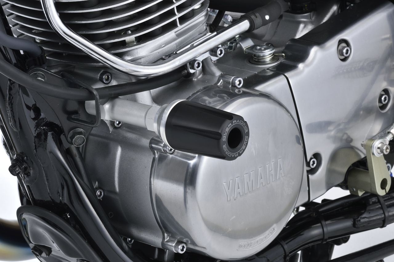 エンジンスライダー SR400(FI) ブラック/シルバー 左右セット