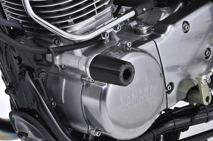 エンジンスライダー SR400(FI) ブラック/シルバー 左右セット