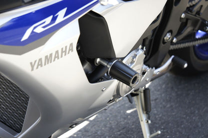 Racing Sliders YZF-R1 15-17 20-/MT-10 Black/Silver Left and Right Set