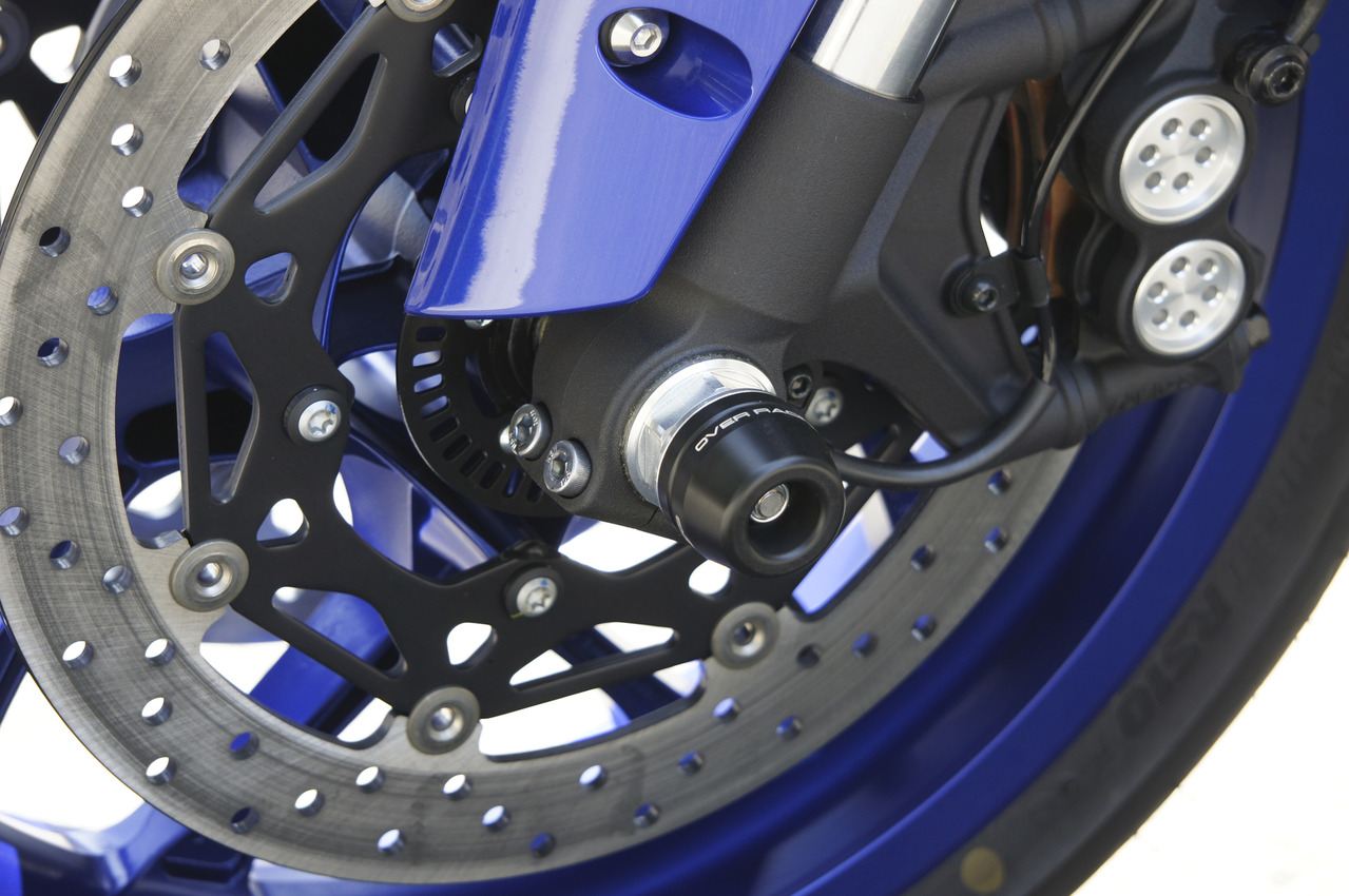 Front Axle Slider YZF-R1 15/MT-10 Black/Silver 1 pc.