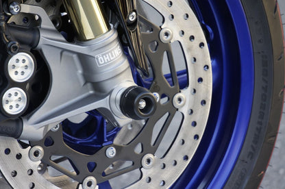 Front Axle Slider YZF-R1 15/MT-10 Black/Silver 1 pc.