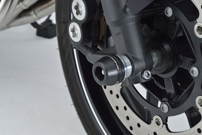 フロントアクスルスライダー MT-09 14-17/Tarcer 15-16/XSR900 16 ブラック/シルバー 1個